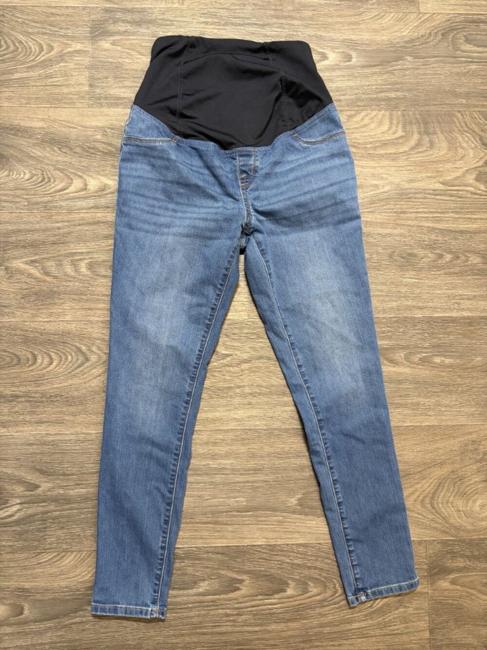 Isabel Maternity Maternity Skinny Jeans Jeggings 6 Cotton Stretch Full Panel